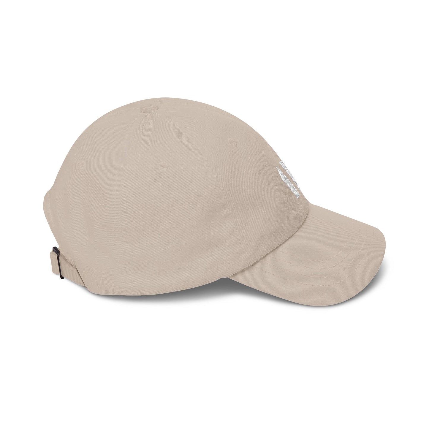 EMBROIDERED LOGO DAD HAT TAN
