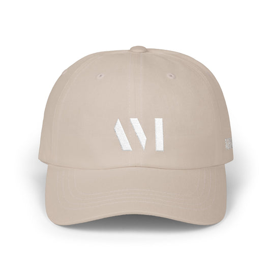 EMBROIDERED LOGO DAD HAT TAN